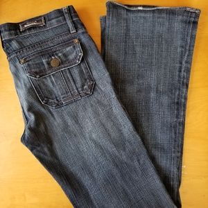Rock & Republic Straight Leg Flair Jeans Size 29